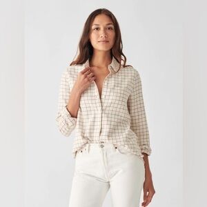 Faherty | NWT Classic Super Brushed Flannel in Barnswallow Medium